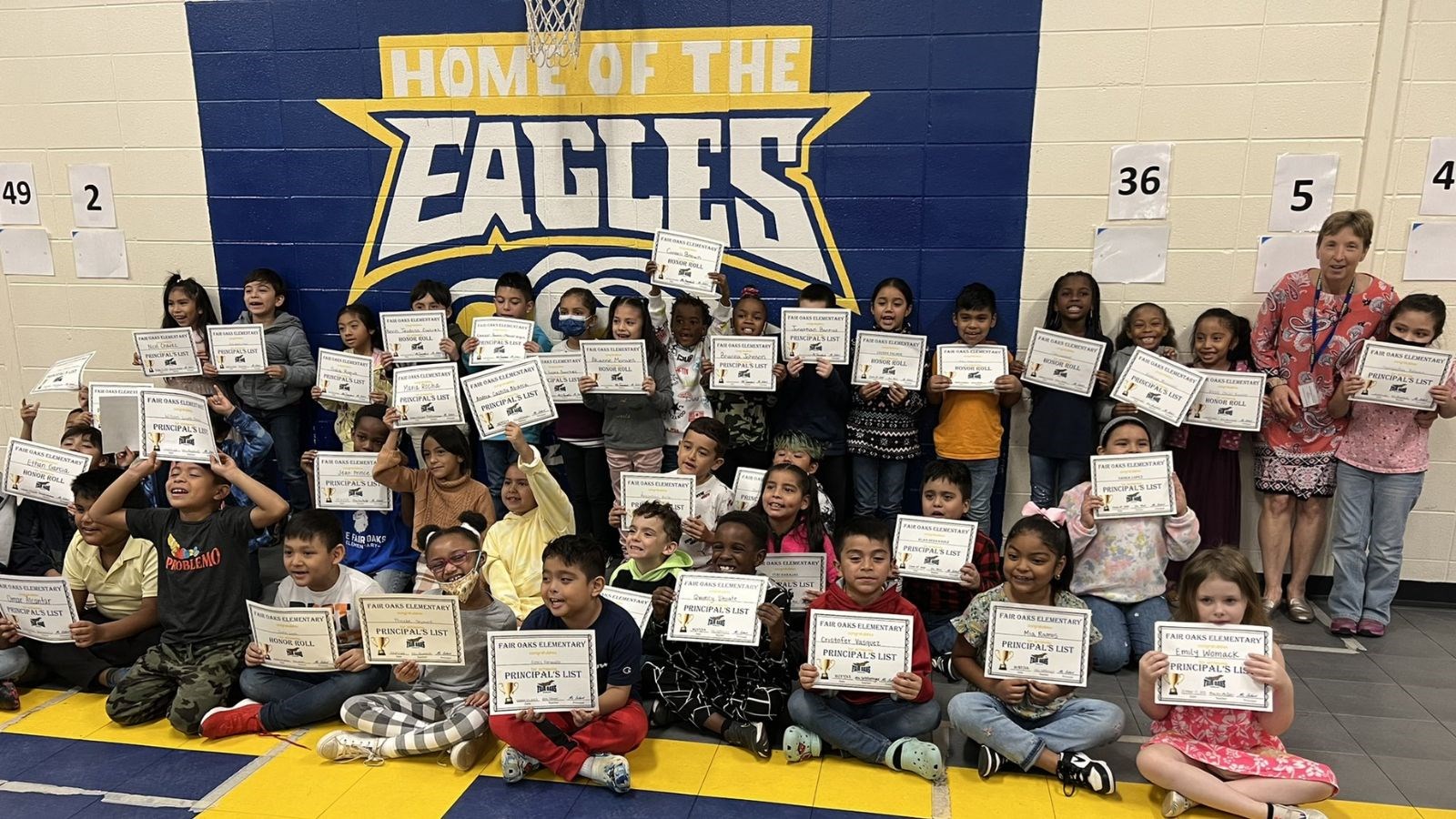 Fair Oaks Eagles 1st Quarter Awards